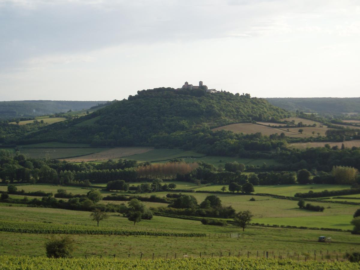 Vue de la colline de Vézelay (Yonne)