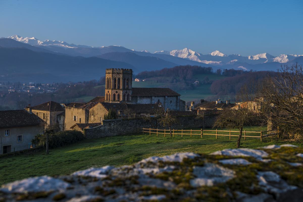Vue de Saint-Lizier (Ariège)