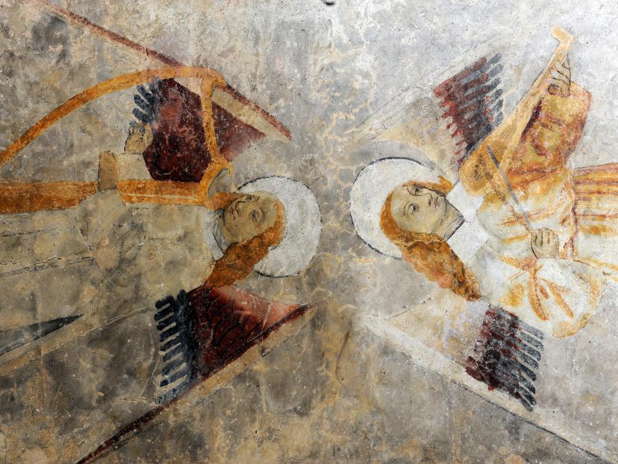 Peintures murales de l'église Notre-Dame-de-Tramesaygues (Ariège)