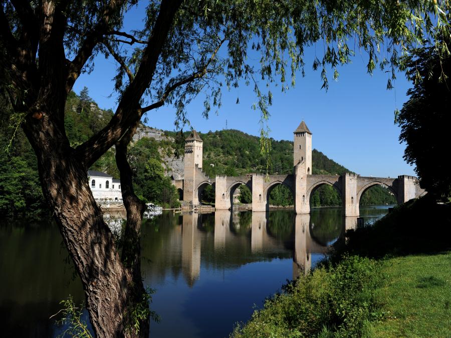 Le pont Valentré à Cahors (Lot)