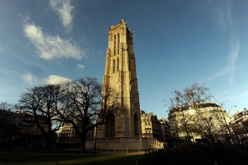 La tour Saint-Jacques à Paris (Paris)