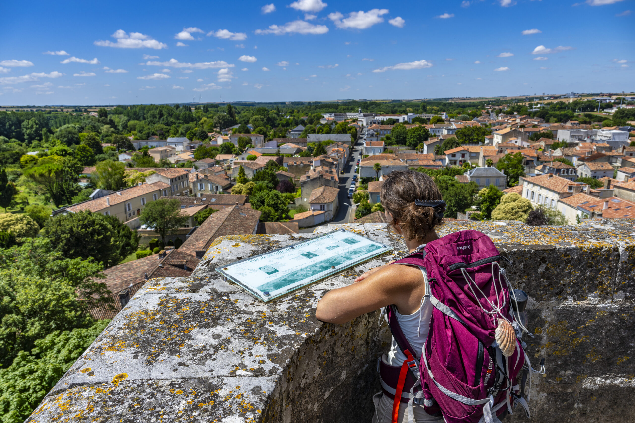 Saint Jean d'Angely - Point de vue depuis tours de l'abbatiale © AFCC JJGelbart